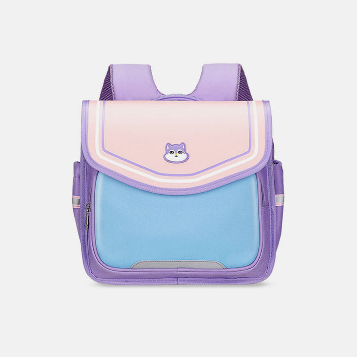 Backpack For Children Easy Carry Horizontal Clamshell Kindergarten School Bag