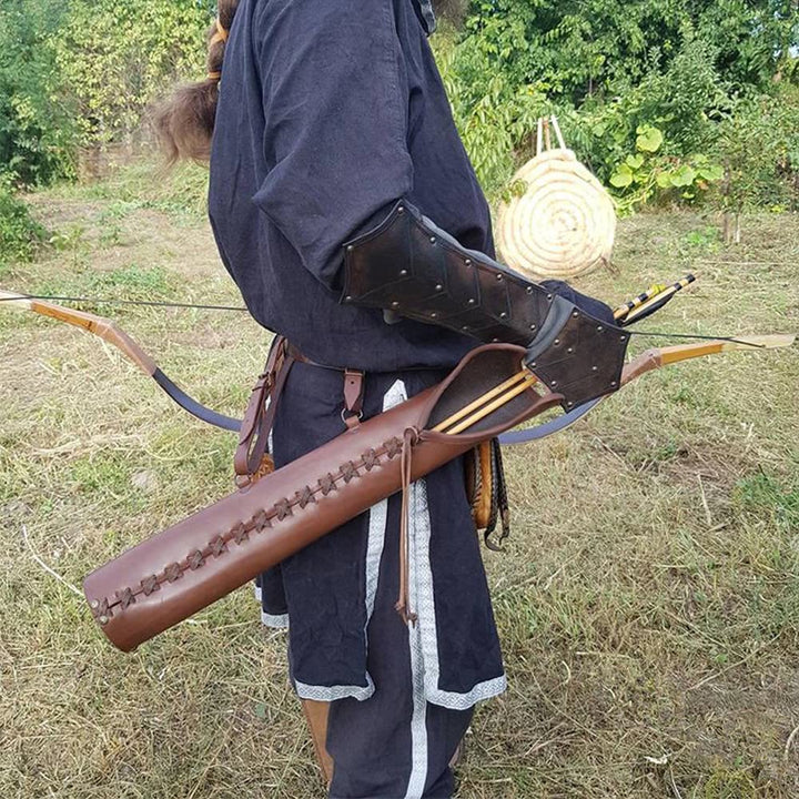 Brace Arrow Sleeve For Outdoor Adjustable Cross Strap Holster