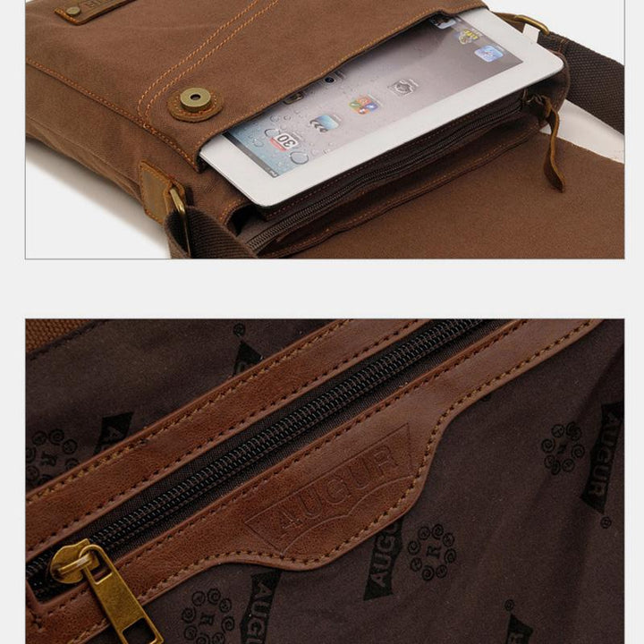 Large Capacity Retro Canvas Crossbody Bag