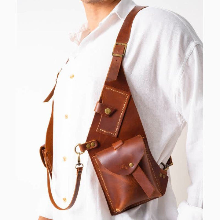 Medieval Underarm Shoulder Holster Phone Bag Wallet Pocket Card Holder