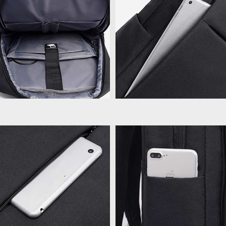 Multifunctional Large Capacity Durable Breathable Travel Laptop Backpack With USB Charging Port