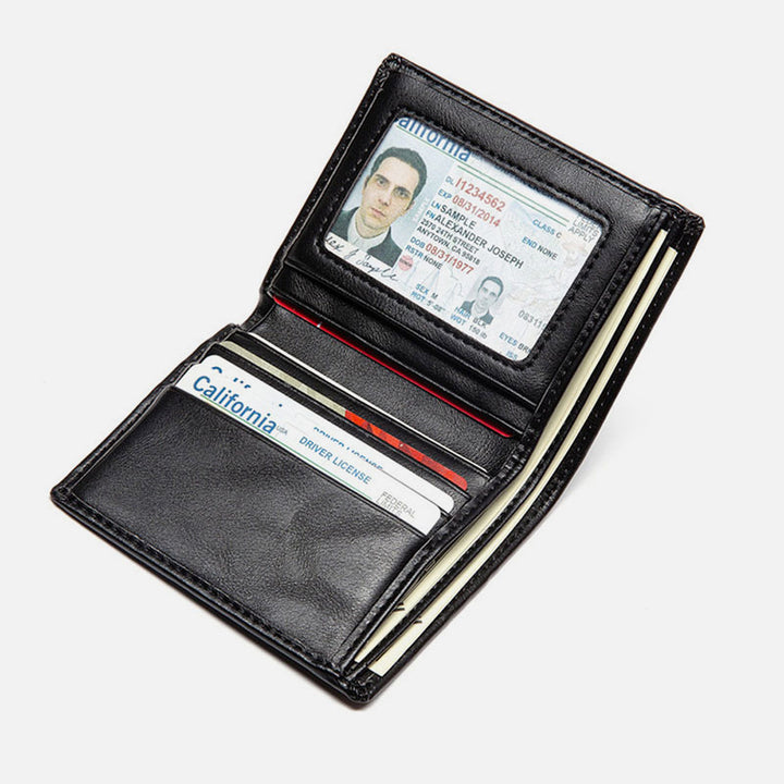 Wallet for Men PU Leather Slim Bifold Wallet Credit Card Holder