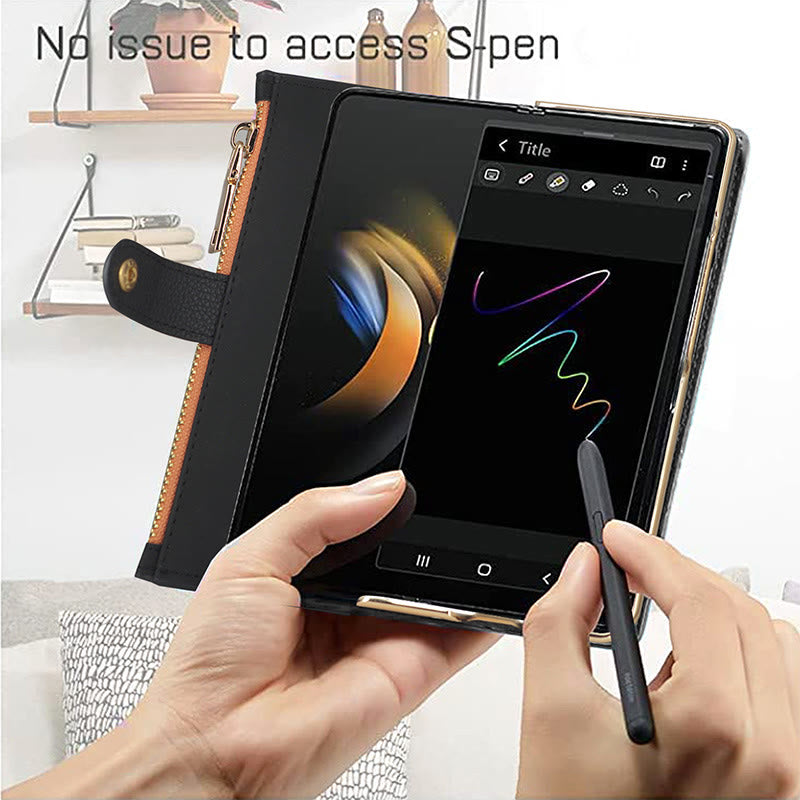 Samsung Fold Series Phone Case For Business RFID Small Purse