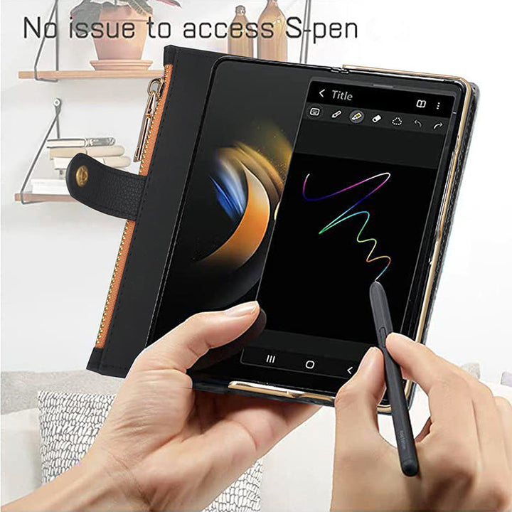 Samsung Fold Series Phone Case For Business RFID Small Purse