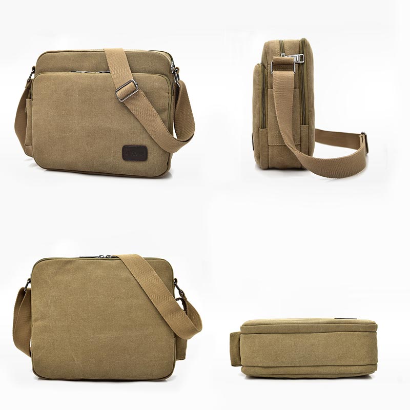 Large Capacity British Style Vintage Messenger Bag