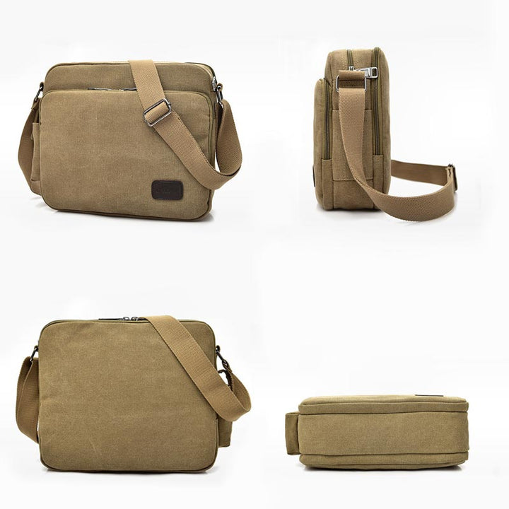 Large Capacity British Style Vintage Messenger Bag