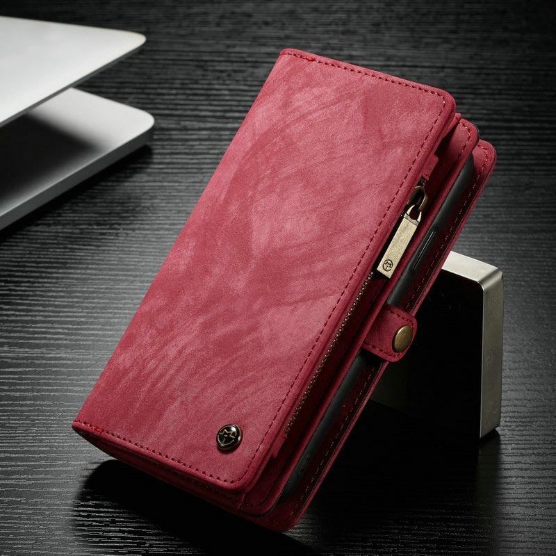 Retro Leather Wallet Phone Bag for iPhone & Samsung &Huawei with Multi-Slot