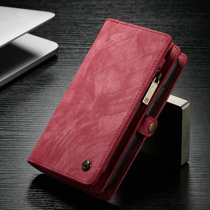 Retro Leather Wallet Phone Bag for iPhone & Samsung &Huawei with Multi-Slot