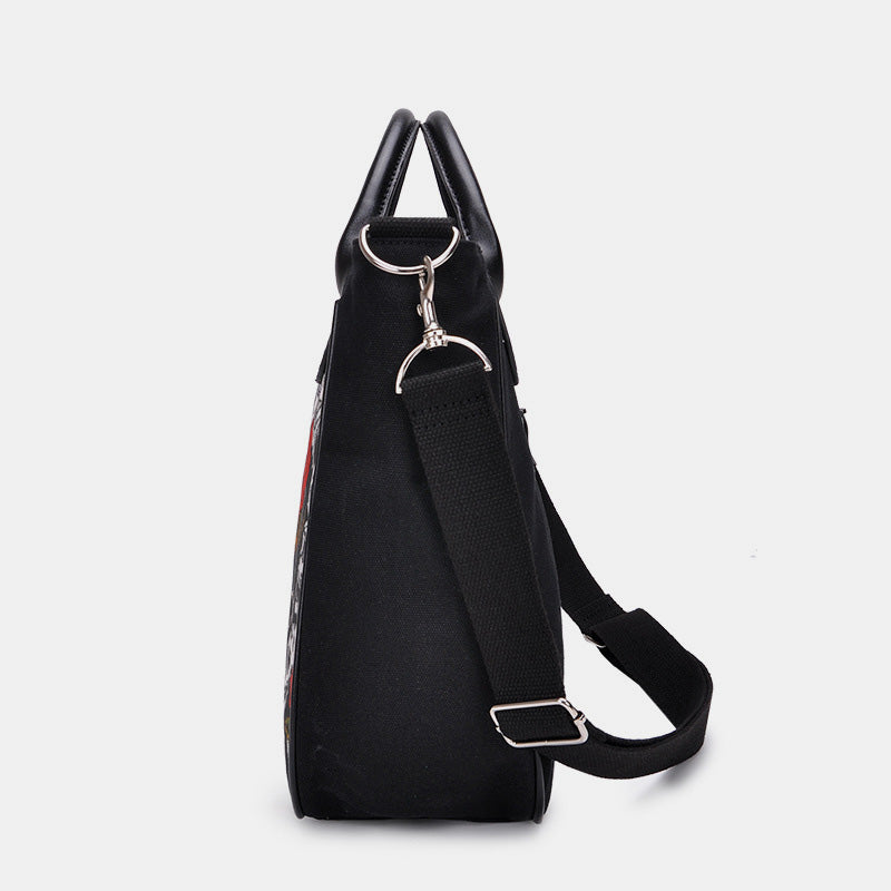 Large-Capacity Skull Print Crossbody Bag Handbag
