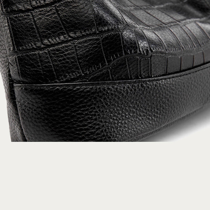 Simple Crossbody Bag For Women Crocodile Print Retro Daily Bag