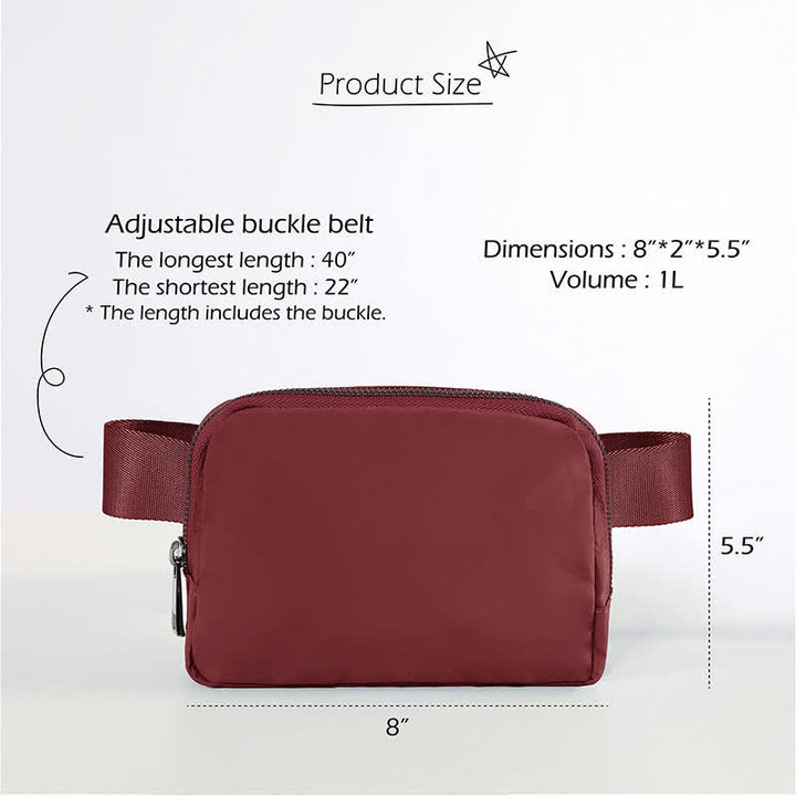 Unisex Belt Bag Small Waist Pouch Waist Pack Bum Bag