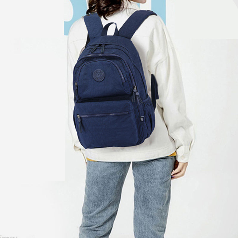 Multi-Pocket Backpack Casual Daypack Laptop Backpack Bookbag for Women Student - image 5